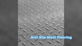 304 Diamond Steel Plate Anti Slip Flooring