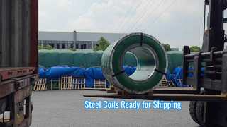 stainless steel coils are doing loading
