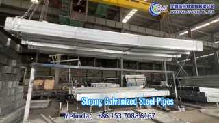 Galvanized steel tubings